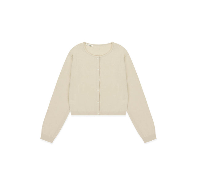 CLASSIC LOOSE FIT SHORT CRADIGAN - Black