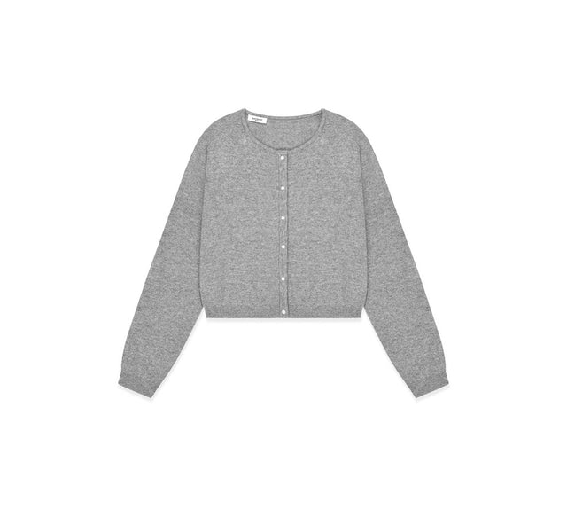 CLASSIC LOOSE FIT SHORT CRADIGAN - Black