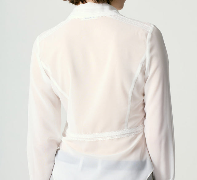 COLLECTION LONG SLEEVE BLOUSE - Peach