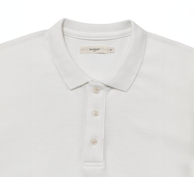 COLLECTION PREPPY STYLE POLO MINI DRESS - Light Gray