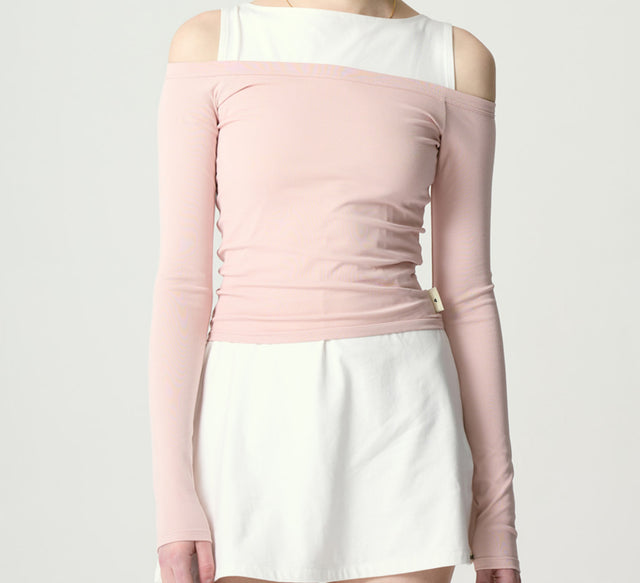 COLLECTION SHOULDER LONG SLEEVE - Pink