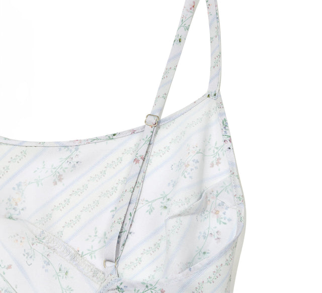 COLLECTION VINTAGE FRORAL MAXI DRESS - Blue Floral