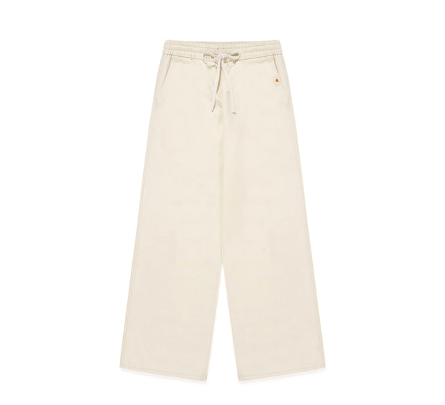 CLASSIC COTTON TWILL PANTS - Beige
