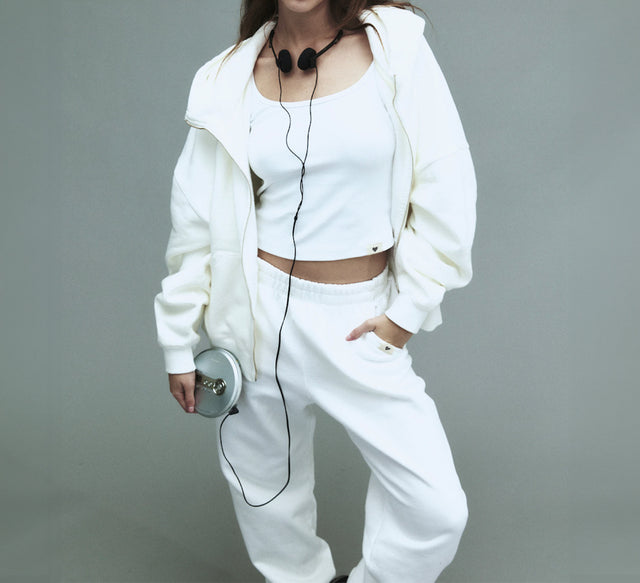 CLASSIC WASHED SWEATPANTS - Charcoal