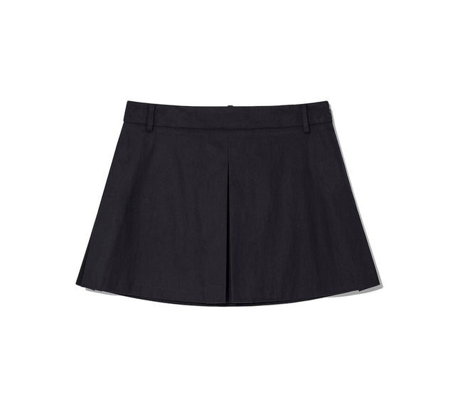 COLLECTION DROP MINI SKIRT - Black