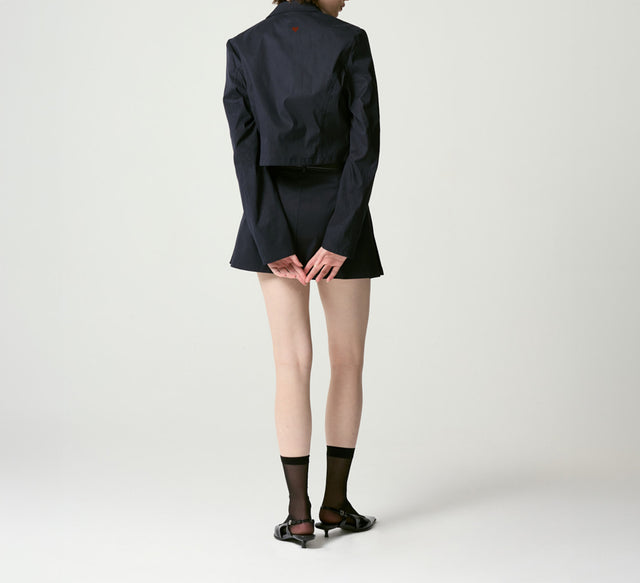 COLLECTION DROP MINI SKIRT - Black