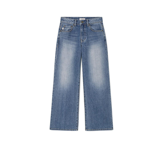LH FLARE WIDE JEAN - Blue