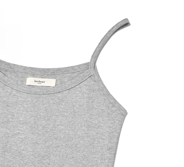 CLASSIC CROP TANK-TOP - Gray