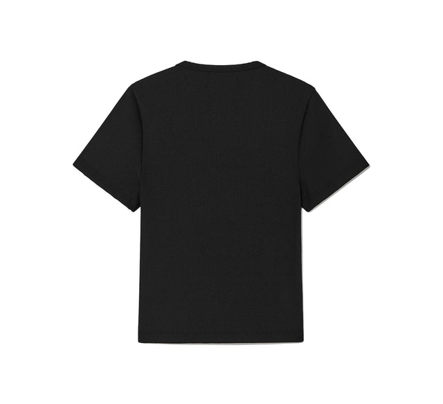 CLASSIC COZY RIB SHORT SLEEVE TEE - Black