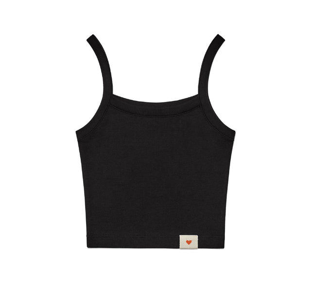 CLASSIC CROP TANK-TOP - Black