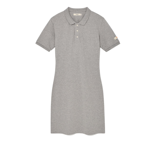 COLLECTION PREPPY STYLE POLO MINI DRESS - Dark Green