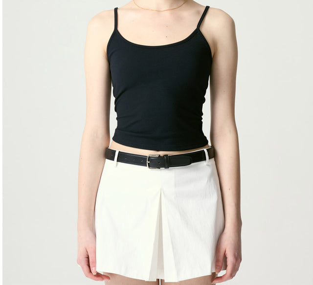 COLLECTION SHORT TANK-TOP - Beige