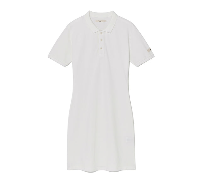 COLLECTION PREPPY STYLE POLO MINI DRESS - Ivory