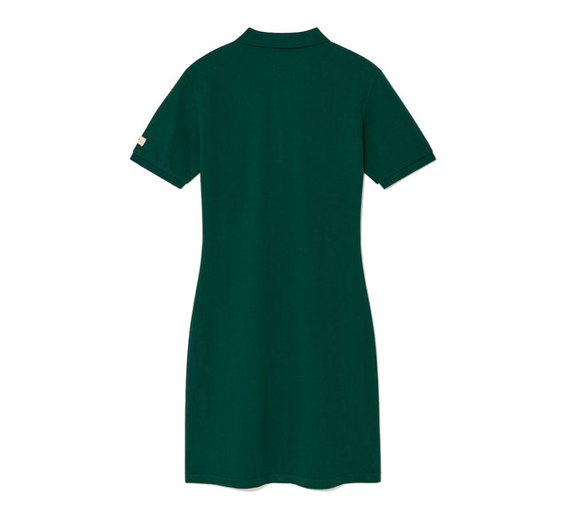 COLLECTION PREPPY STYLE POLO MINI DRESS - Dark Green