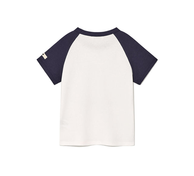 COLLECTION REGLAN CROP TEE - Dark Navy