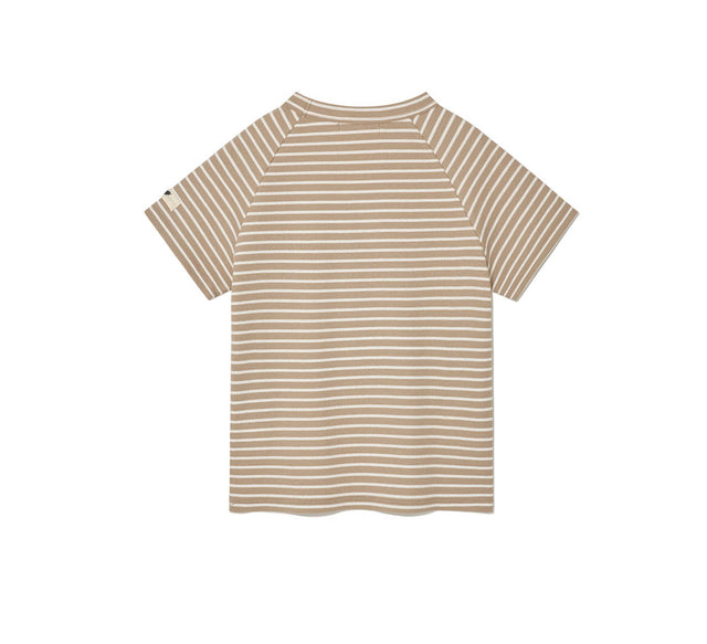 COLLECTION REGLAN STRIPED TEE - Ivory