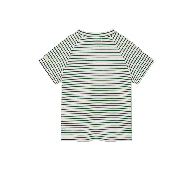 COLLECTION REGLAN STRIPED TEE - Green