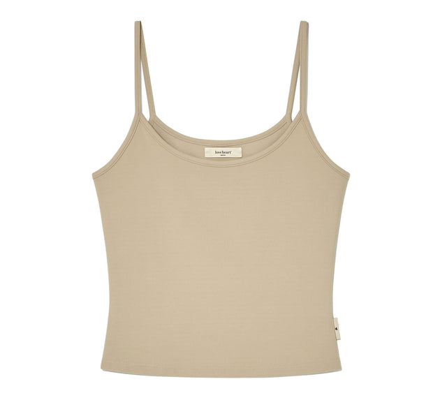 COLLECTION SHORT TANK-TOP - Beige