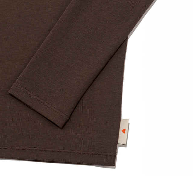 COLLECTION SHOULDER LONG SLEEVE - Brown