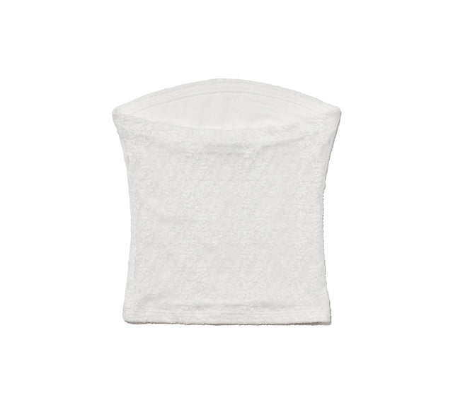 COLLECTION SLIM-TUBE TANK TOP - White