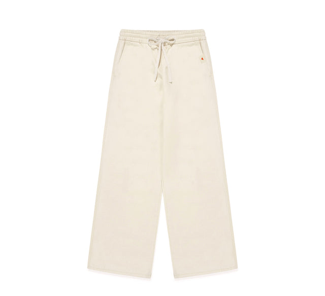 CLASSIC COTTON TWILL PANTS - Beige