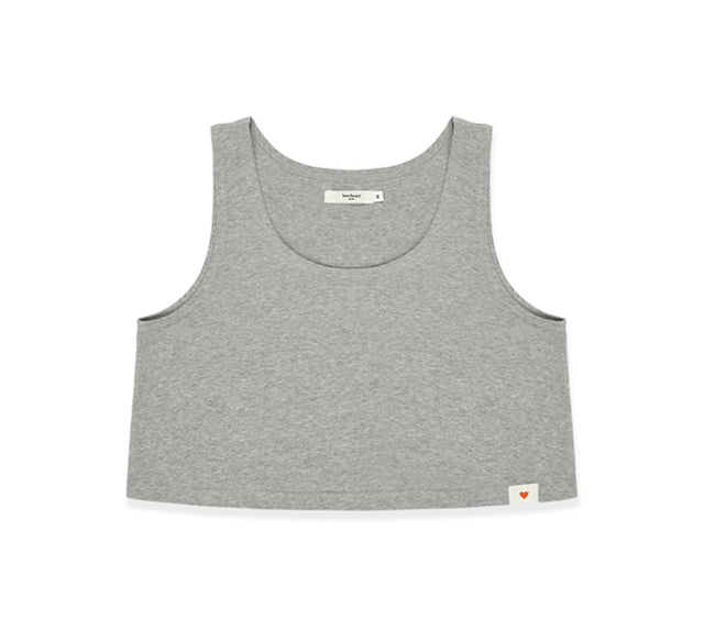 CLASSIC SOFT CROP SLEEVELESS - Gray