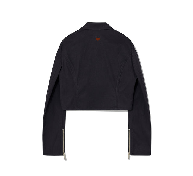 COLLECTION CROP JACKET - Dark Navy